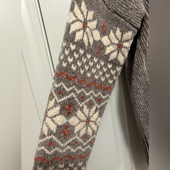 Christian Siriano New York Chunky Chenille Snowflake Sweater Size Medium - Picture 5 of 12